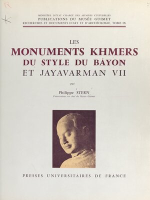 cover image of Les monuments khmers du style du Bàyon et Jayavarman VII